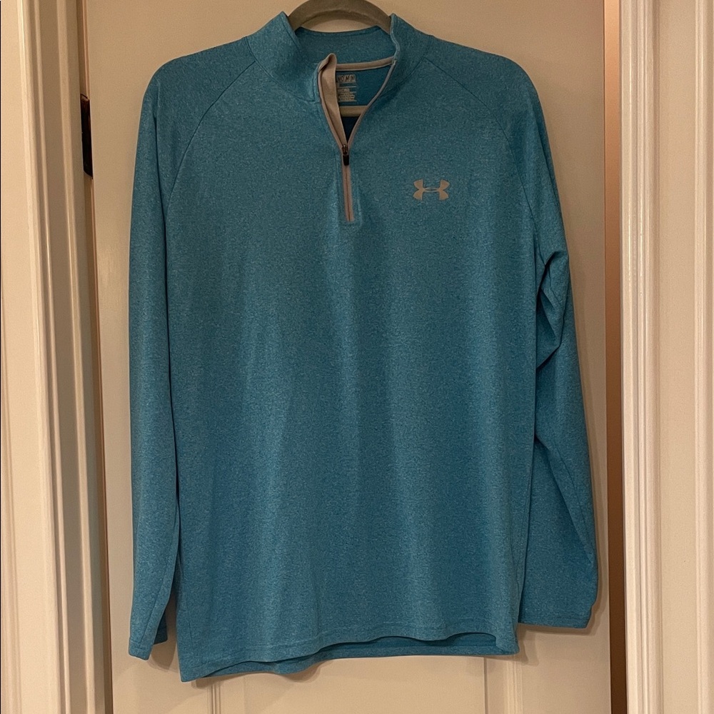 Under Armour Teal Quarter-Zip Pullover